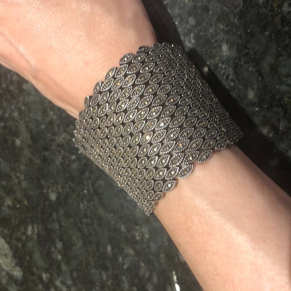 SILVER 925 VINTAGE BRACELET - Picture 1 of 6